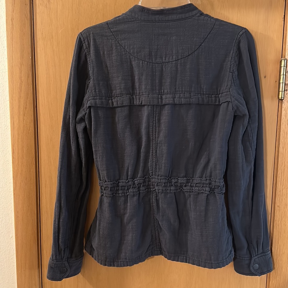 Hei Hei Anthropologie Women’s Gauzy Cotton Jacket Lightweight Gray Size XS - Picture 8 of 10